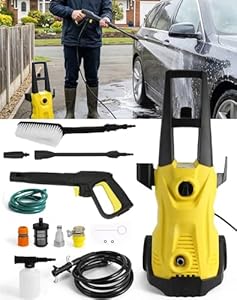Dayplusor Professional Pressure Washer, High Pressure Jet Washer for Patio and Car, Electric Power Washer with Surface Cleaner Accessories, Portable Water Pressure Machine for Home and Garden