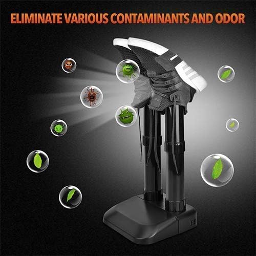 Boot Dryer - Shoe Dryer, Fast Heating & Drying, Constant Temperature, Overheat Protection, Easy Assembly & Control, Super Quiet, Dryer for Shoes, Boots, Gloves, Socks, Black Color