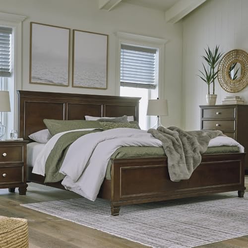 Image of Signature Design by Ashley King Panel Bed Frame with Headboard, Danabrin