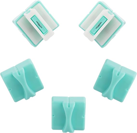 Firbon Blue A4 Paper Cutter Bundle with 5Pcs Mint Green Refill Blades, 12 Inch Paper Trimmer with Side Ruler for Scrapbooking, Craft, Coupon, Label, Cardstock