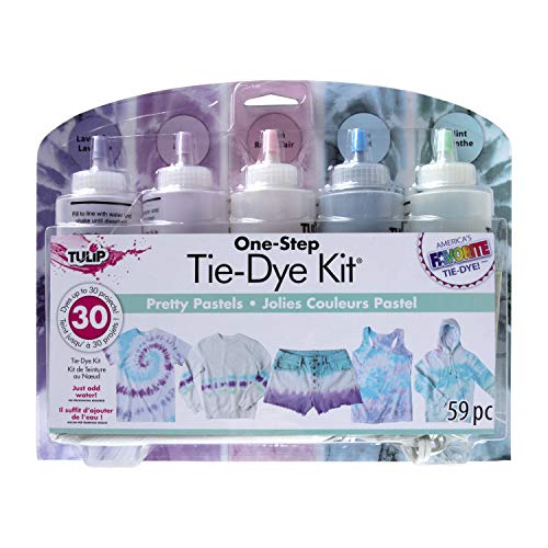Tulip One-Step Tie-Dye Kit 5 Color Kit, Pretty Pastels, DIY Tie Dye