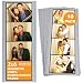 10 Vinyl Magnetic Photo Booth Frames 2"x6"