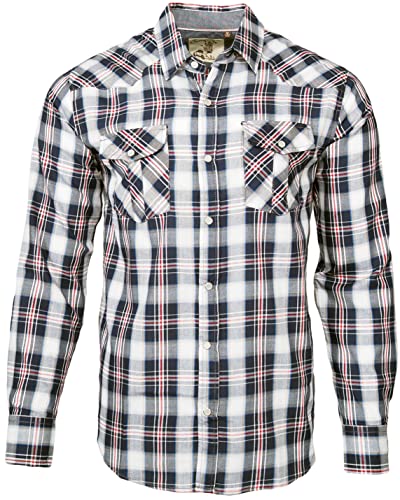 Coastal ® Men's Snap Button Western Shirt - Modern Fit