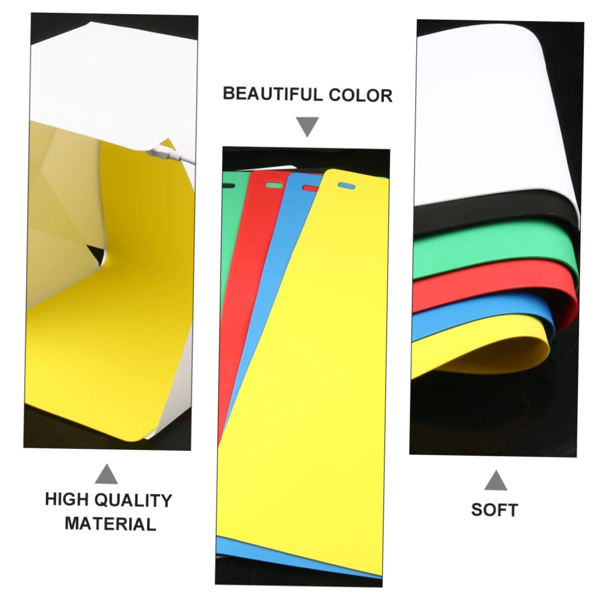 Mini Tienda de Campaña de Fotografía Portátil Plegable Blanco Abs | 1 Juego, Fondo para Foto de Zapatos y Juguetes, Ayuda a Reducir Penumbras y Reflejos, Montaje Rápido