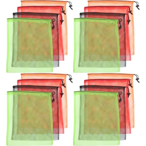 VILLCASE ���b�V���В��o�b�O ��e�ʃ|���G�X�e���� �ʋC���l�b�g�o�b�O �S���t�{�[�����[ ���󕨂�L�����v�p�i�����p ���[�� 8�Z�b�g