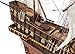 OcCre Golden Hind 1:85 Scale Wood and Metal Model Ship Kit 12003 (Model Only - Unfinished)