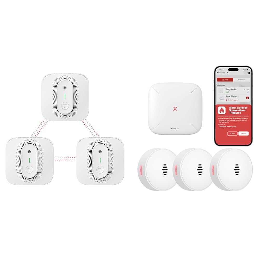 XSense Wireless Interconnected Combination Smoke and Carbon Monoxide