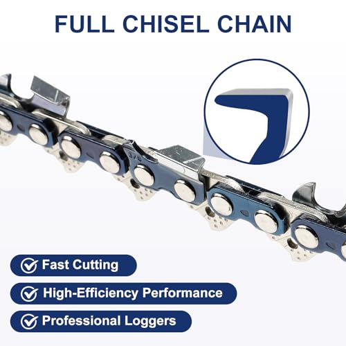 Image of 25 Inch Chainsaw Chain 3 /8 inch 0.063 inch 84DL Fits Holzfforma 660 G660 Chainsaw