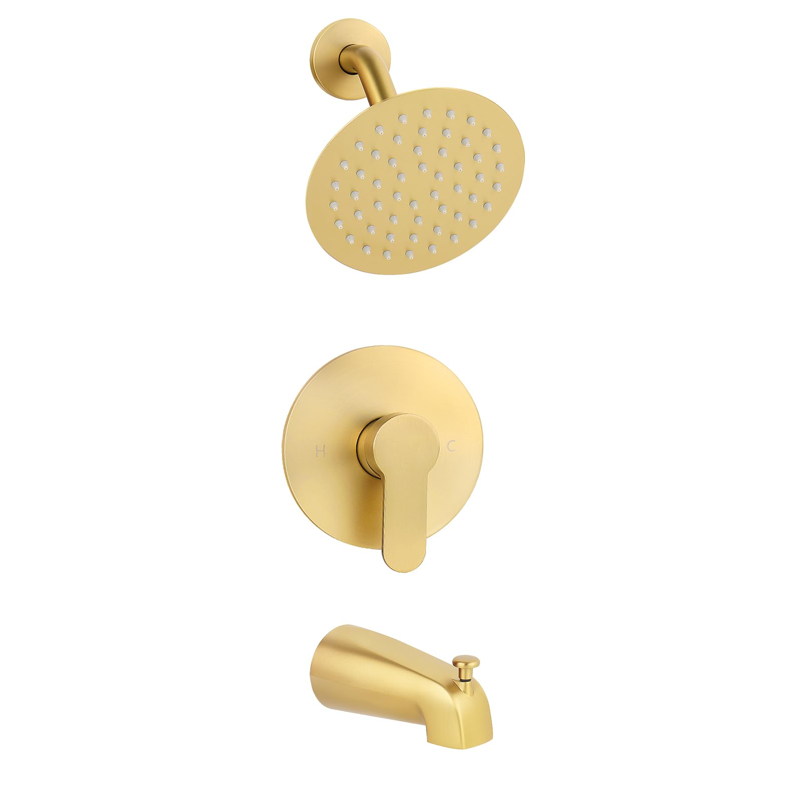 WRISIN Brushed Gold Shower Set