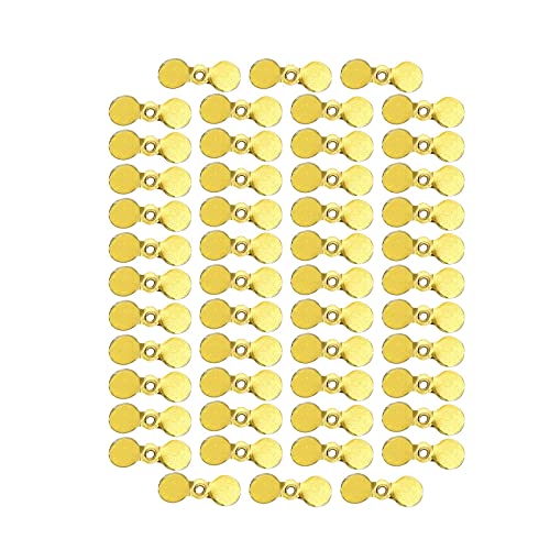 50 Pieces Fishing Propeller Sequins Metal Blade Fly Fishing Lures with Flash and Sound for Aggressive Fish- Style A S