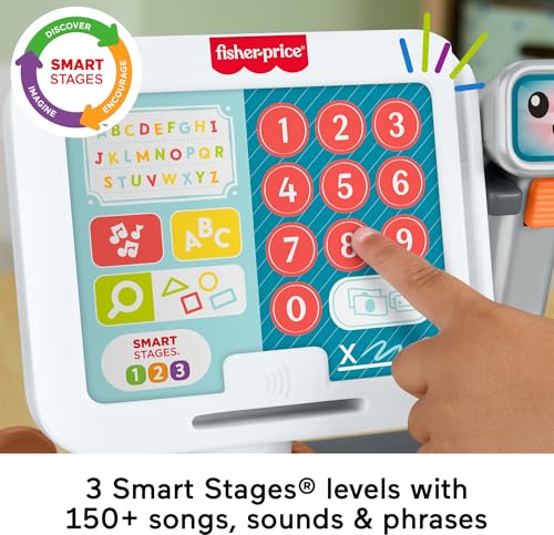 Fisher-Price Laugh & Learn Count & Shop Cash Register Toddler Toy - image 3