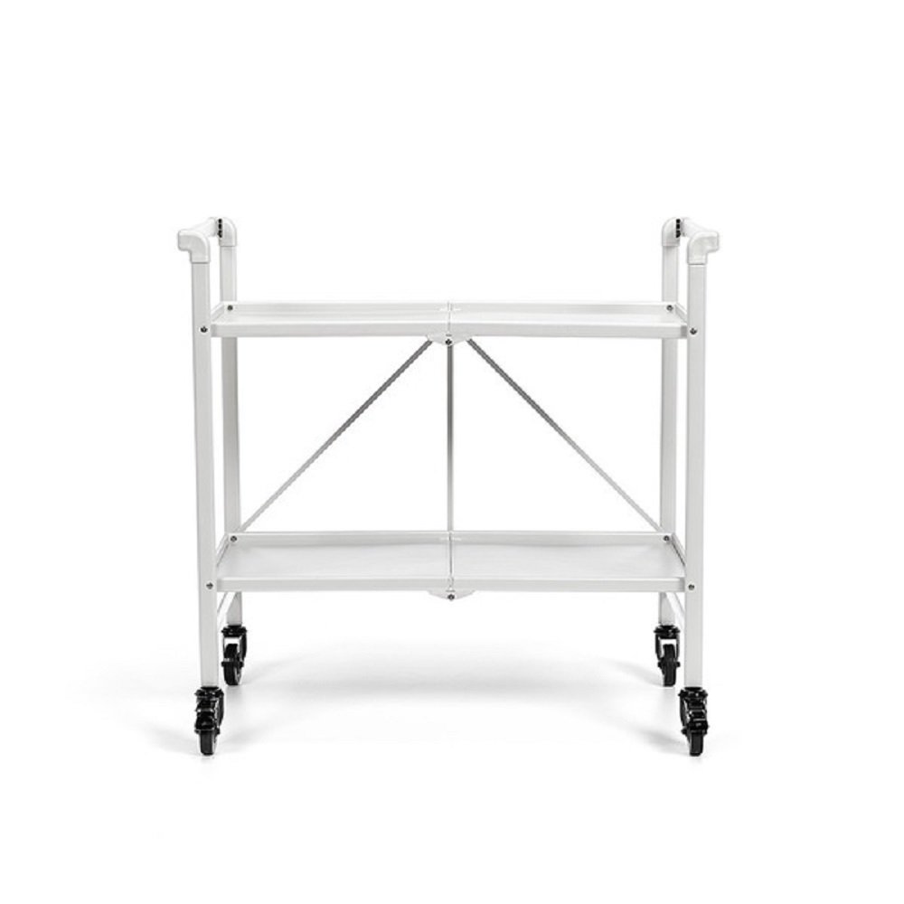 Bar Serving Cart Outdoor Folding Rolling Wheels Portable Serving Cart