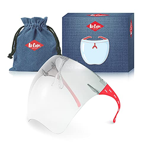 Lee Cooper Goggle-Style Face Shield with 180Â° Safety Coverage - Anti-Fog Visor Design to Look Futuristic