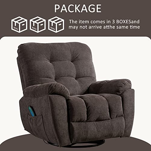Bosmiller Massage Rocker Recliner Chair With Vibration Massage And Heat For Living Room Swivel Recliner Chair With Rocking Function And 2 Cup Holders thumb #5