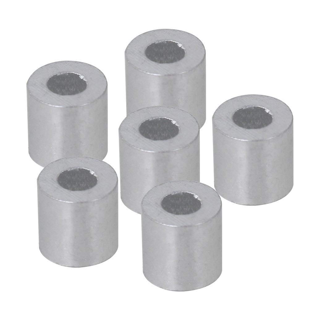 Ferrules de aluminio M1.5 DIMENXONG para cables de acero de 1.5mm y lazos de cuerda 500 uds