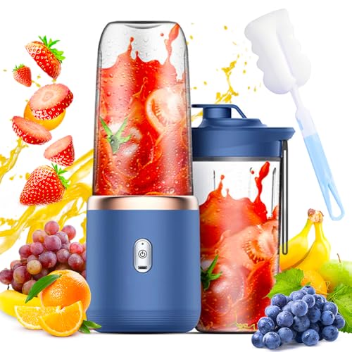 Tragbarer Mixer, Afenau 400ML Portable Blender mit Bürste und...