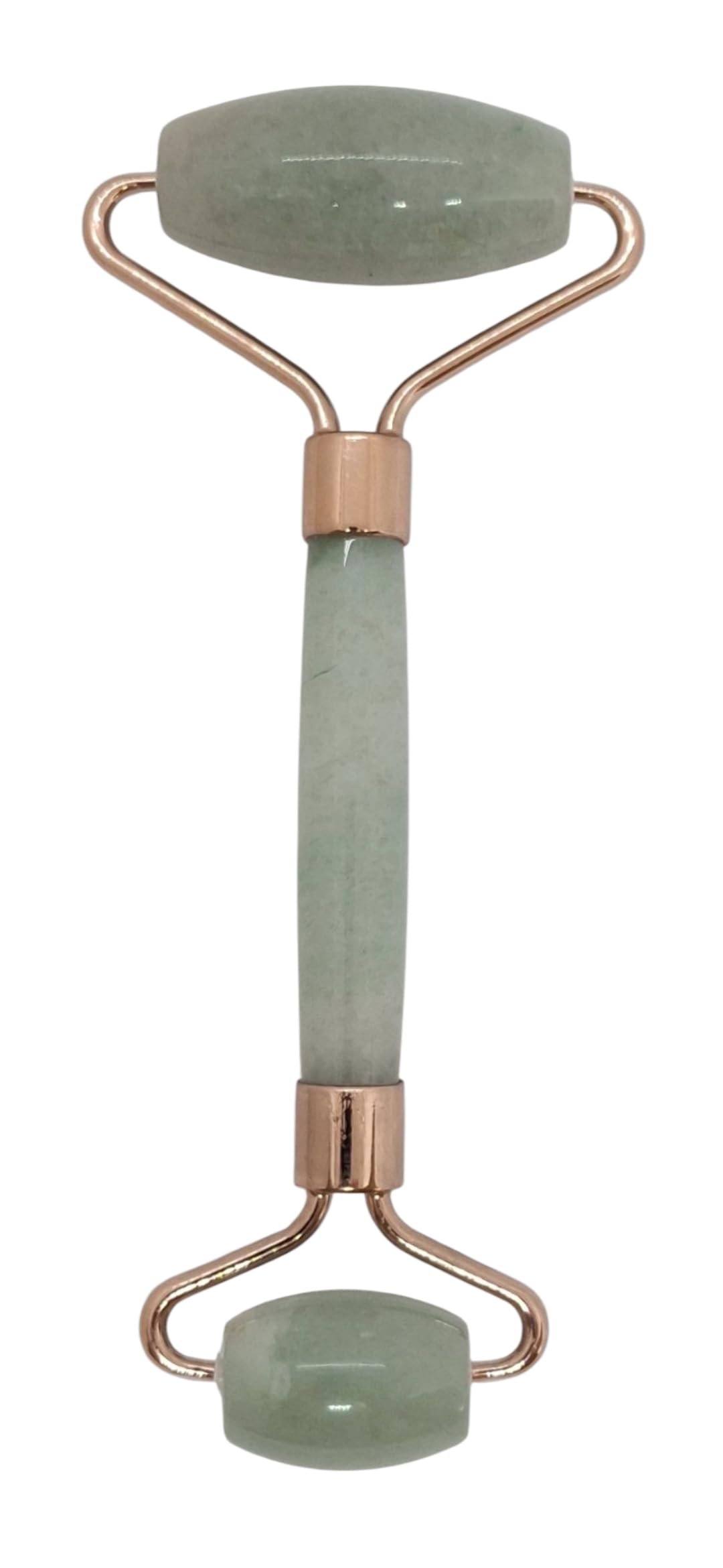 Lucky&Store Facial Massage Natural Color Green Jade Stone Roller Smooth Texture Natural Stone Width 4.50 cm / 2 cm