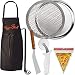 Tiger Chef 8" Pizza Making Kit. Pizza Pro Set Includes Kitchen Tools to Create Your Own Homemade Pizza. 8" Pizza Pan, 8" Pizza Screen, Pizza Wheel, Server, Ladle, Apron & 12 Pizza Saver Bags