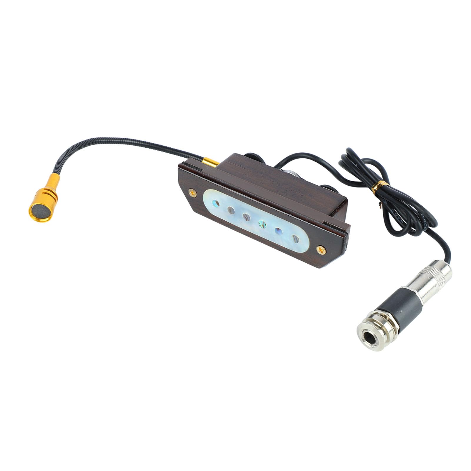 Pickup per chitarra acustica a doppia bobina Pickup elettrico Pickup Premium Materiale in palissandro Eccellente qualità del suono Easy Installazione per chitarristi elettrici