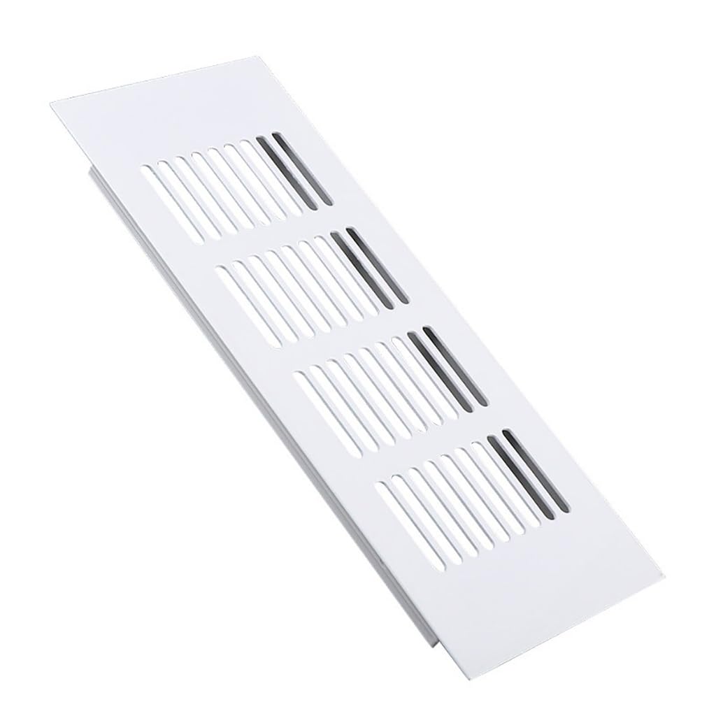 DEJIN White Internal Vent Covers, Width 60mm Ventilation Grilles, Air Vent Grille Cover, Cupboard Vents for Cupboard Wardrobe Ventilation (Color : 1pcs, Size : 60x500mm)