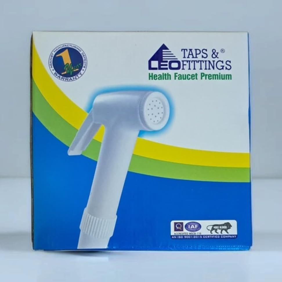 Image of Leo Health Faucet 1.5 Meter | Lightweight Handheld Bidet Sprayer | Durable Bathroom Hygiene Solution