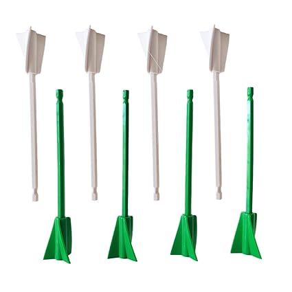Resin Mixer Paddles,8PCS Epoxy Mixer Attachment,Reusable Paint Mixer for Drill, Paint Stirrer Epoxy Stirrer Drill Attachment for Resin,Epoxy, Silicone Molds (8)