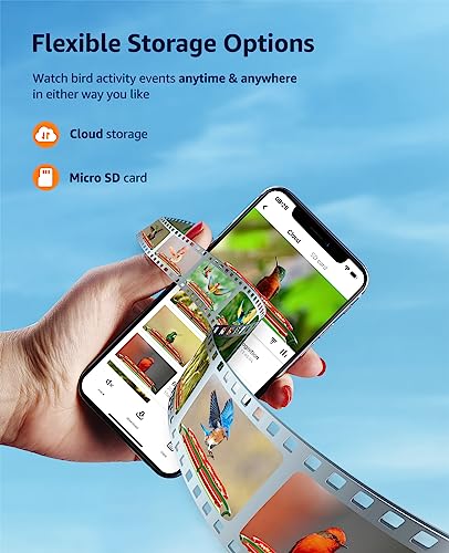 Bilantan Birdhi Ultra- Bird Feeder With Camera, Smart Hummingbird Feeder Camera With Ai Identify Bird Species, Auto Capture Unique Close-Ups Of Birds With 3Mp Hd Camera, Ideal Gift For Anyone #TOP5