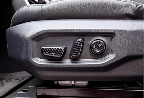 Miniatura 4 de Accesorios para automóvil Toyota Tundra 2022 2023, accesorios de automóvil, interruptor de ajuste de asiento interior, cubierta de botón, decoración