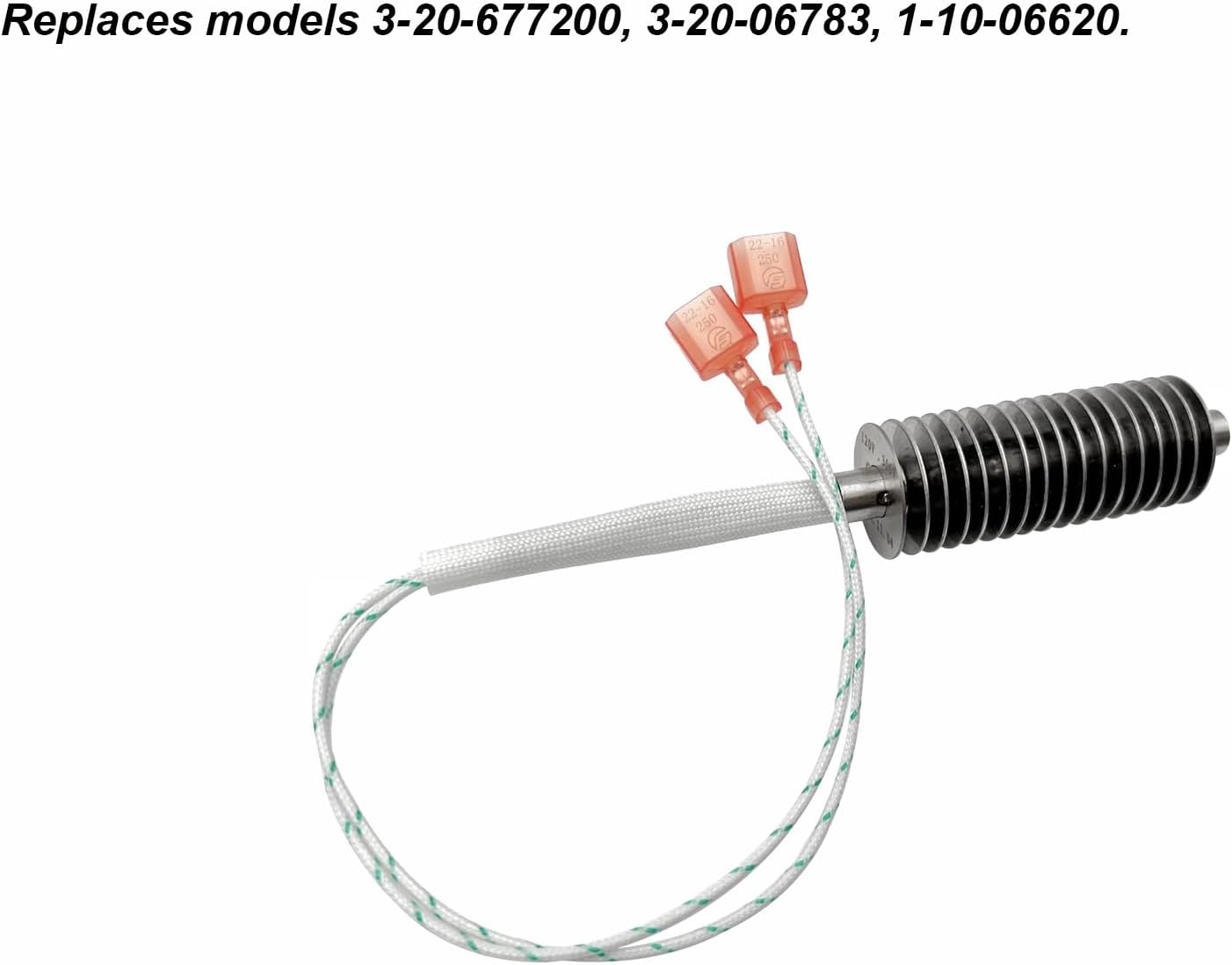Pellet Stove Igniter Parts Replacement 120V 306W Replaces 3-20-677200, 3-20-06783, 1-10-06620, Easy to Use