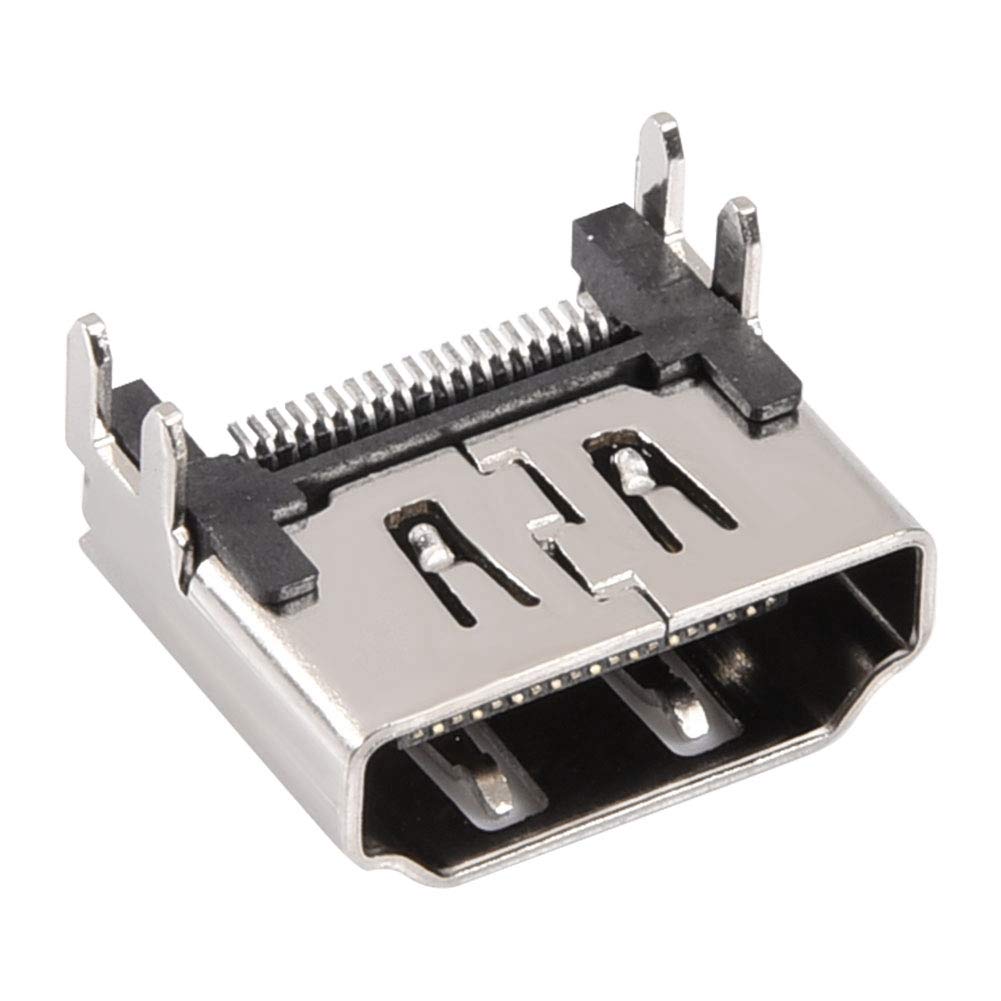 Zócalo de Repuesto de Conector de Interfaz de Puerto HDMI de 5 Piezas Compatible con Placa Base 4