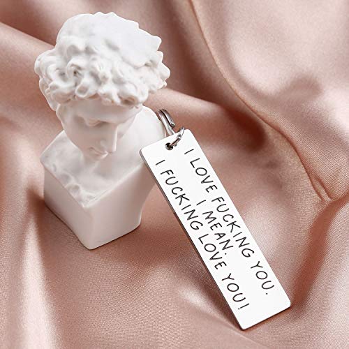Tritiara Birthday Gift Funny Couple Keychain For Boyfriend Husband From Girlfriend Wife Him Her His I Love You Teen Wedding Anniversary Valentine Christmas Key Ring #TOP4