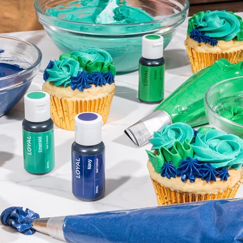 Image of Loyal Gel Food Coloring | Vibrant Color for Buttercream, Fondant, Royal Icing, Gum Paste, Marzipan and Cake Batter | Gel-Based Concentrated Food Dye - 20ml Emerald