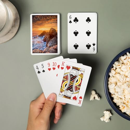 Lantern Press California Coast con 52 Cartas Poker miniatura 2