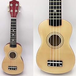 GaYouny Ukulélé hawaïen de 21 pouces en bois avec cordes en nylon de taille portable Ukulélé instrument de musique pour… – Image 5