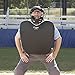 Champion Sports Umpire Exterior Body Chest Protector Pad With Y-Strap - Adjustable Comfort Fit Exterior Chest Protector,Black