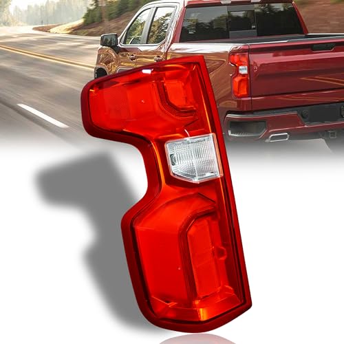 BOGYL LED Lamp Rear Tail Light Assembly Replacement for 2019 2020 2021 2022 2023 Chevy Silverado 1500 2500 3500 Rear Light With LED Bulb and Harness Replace OE 84678149 (Left Driver Side)