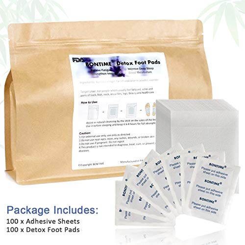 Foot Pads - (100Pcs) Natural Cleansing Foot Pads For Foot Care, Sleeping & Anti-Stress Relief, No Stress Package - 100 Packs #TOP5