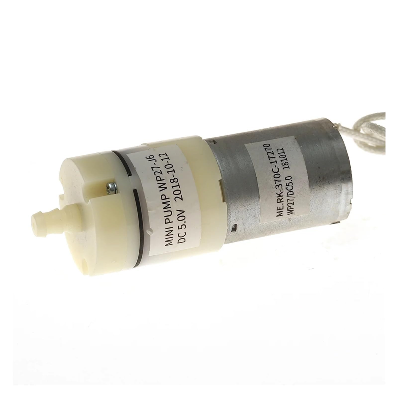 Peristaltic Pump, DC 3V 3.7V 5V 6V 12V Mini 370 Motor Diaphragm Air Pump Vacuum Negative Pressure Suction Breast Inflator Aquarium DIY(D DC 5V-12V)