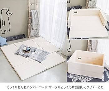 GGUMBI ベビーサークル Morning Star 敷きパッド付 GGUMBI ベビーサークル＋敷パッドセット クッション 折りたたみ