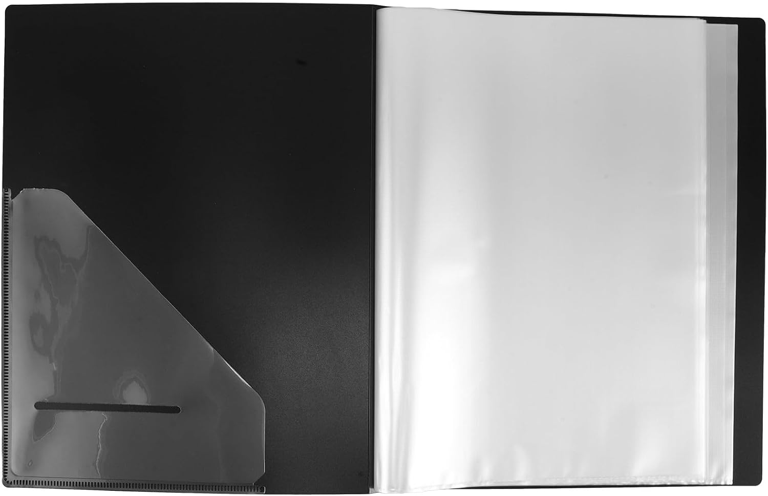 Sheet Music Binder A4 Document Folder with 80 Plastic Protective Pockets for Piano Scores Choir Music Storage and Organization
