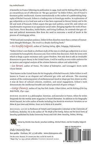 Insult and the Making of the Gay Self