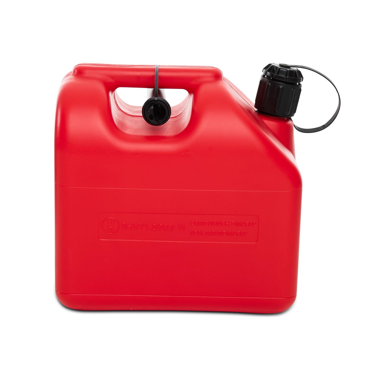 Tanica Benzina 20 Litri professionale beccuccio e sfiato | Serbatoio Carburante 20L imbuto flessibile | Omologata UN benzina, diesel, combustibili | Certificata trasporto | Antiribaltamento.