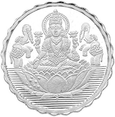 Sri Jagdamba Pearls 5 Grams Lakshmi Silver Coin With 99 9% Purity
