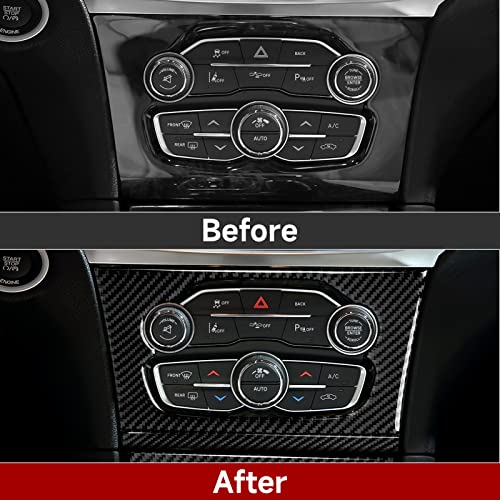 Image of Car Air Conditioning A /C Panel Decals for 2015-2023 Chrysler 300 / 300C / 300S / Limited /Touring Accessories Interior Stickers