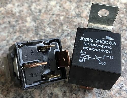 Relé 24VDC 80A JD2912 soluciona caídas de tensión y fallos eléctricos de 4 pines 2