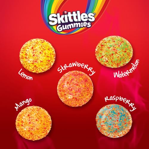 Image of SKITTLES Gummies Fuego Sweet and Spicy Gummy Share Size Candy Bag, 12 Oz (Pack of 8)