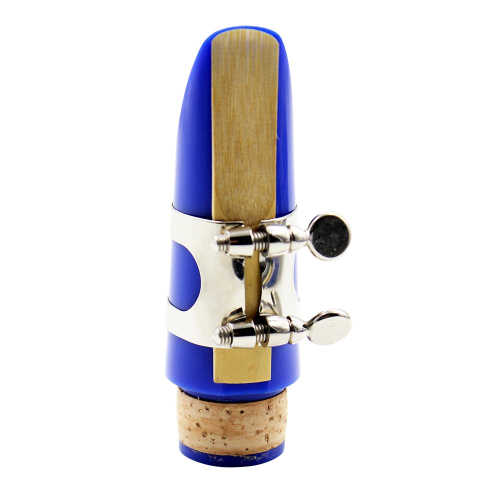 Btuty Clarinete ABS de 17 toneladas bB clarinete soprano plano con guantes de limpieza, 10 hojas, destornillador, maletín de hojas, instrumento de viento de madera