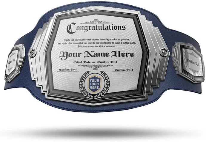 Graduation Custom Championship Trophy Belt