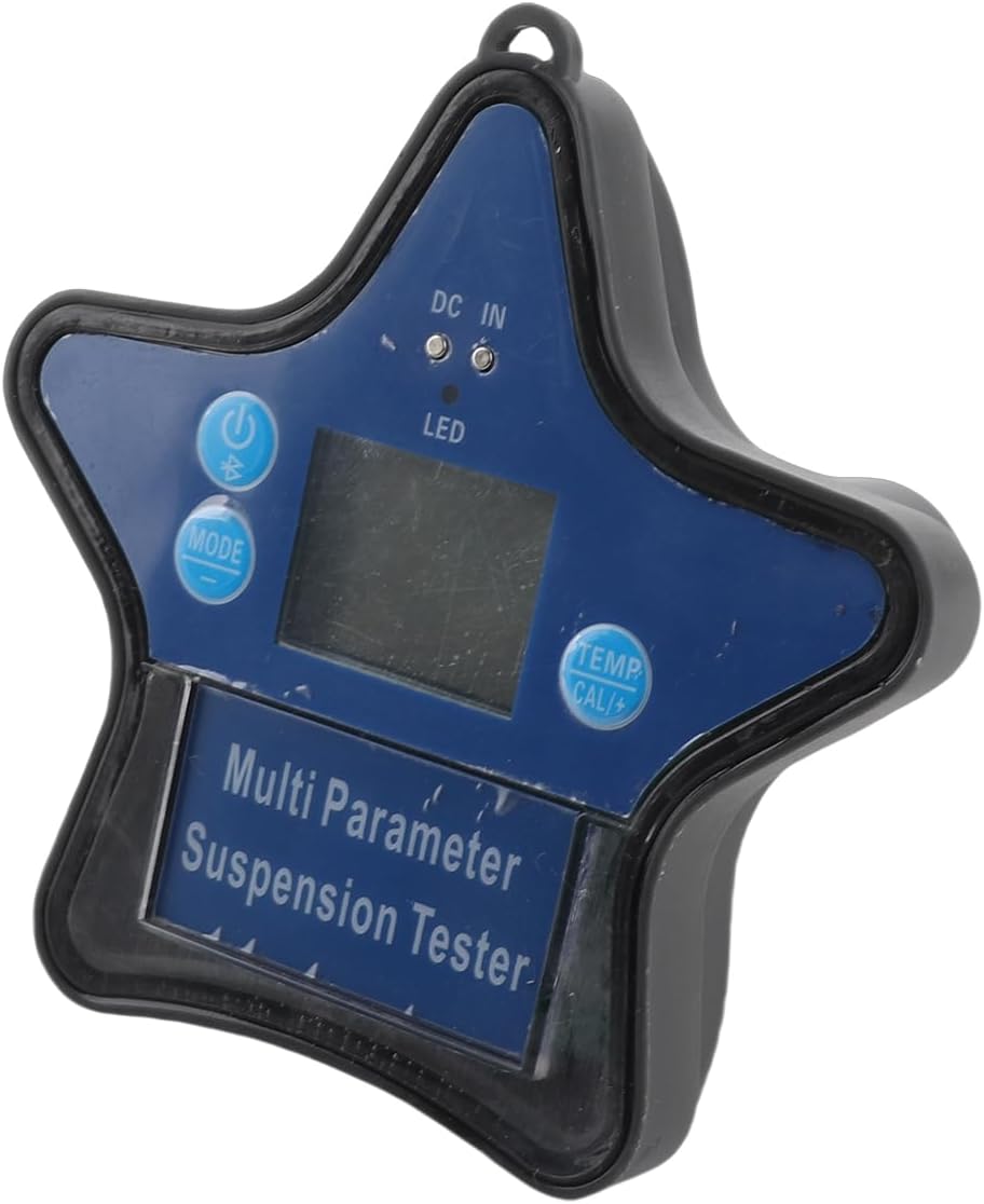 BT Water Quality Meter, MultiParameter Digital Tester for Aquaculture Swimming Pool, Auto Temperature Compensation Industrial Wastewater Detection