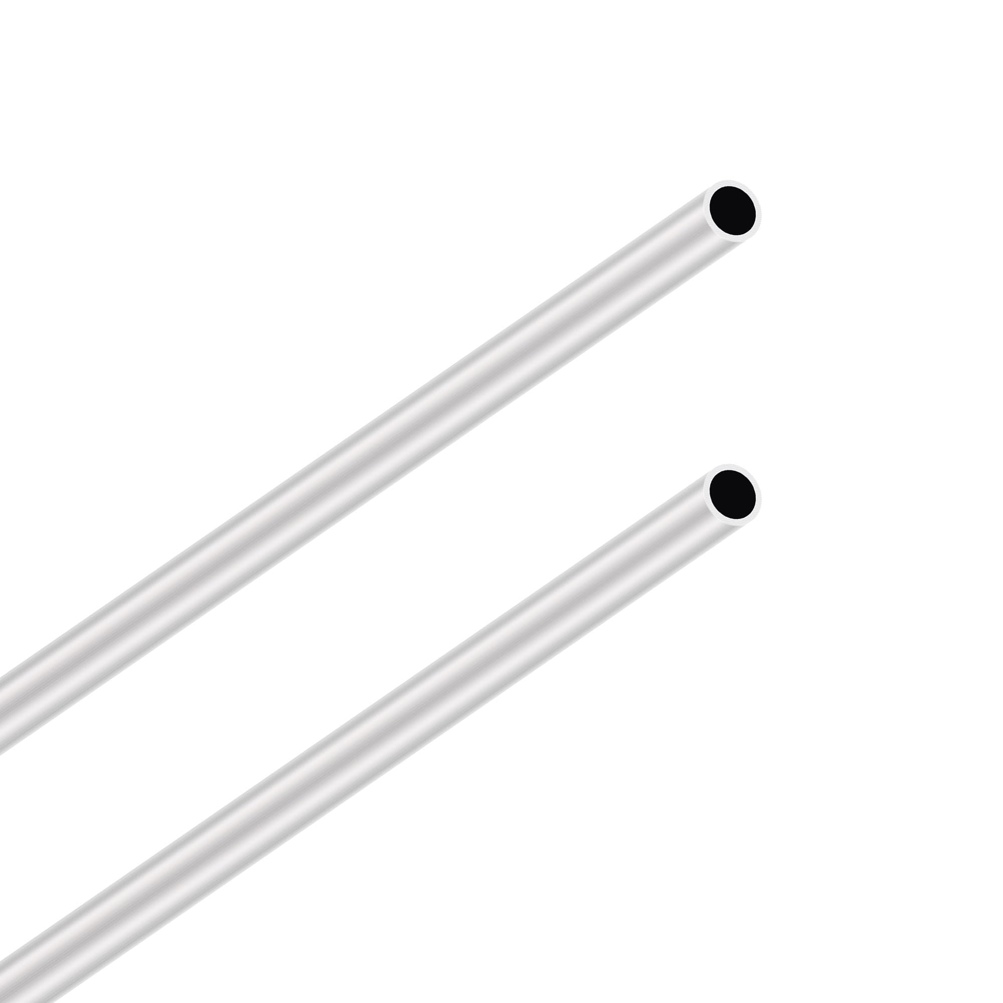 TOP-VIGOR Lot De 2 Tubes Ronds En Aluminium 6063 - 17 Mm De Diamètre